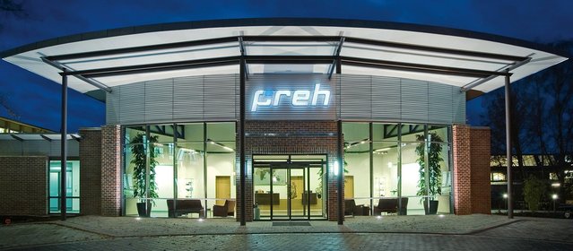 Der Hauptsitz der Preh GmbH in Bad Neustadt an der Saale