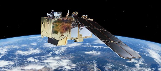 Die Raumfahrtmission Sentinel-2 - mit Tesat-Equipment an Bord - überträgt Daten mit Lasertechnologie