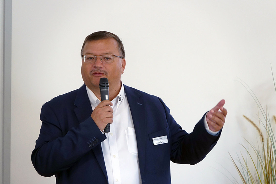 Andreas Karch von Indium Corporation referierte zum Thema "Durafuse LT: Lotpaste und Reflowprofil neu gedacht"