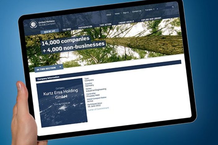Kurtz Ersa jetzt Mitglied im UN Global Compact