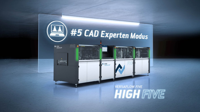 Ersa VERSAFLOW FIVE - Experten-Modus CAD-4-Assistent