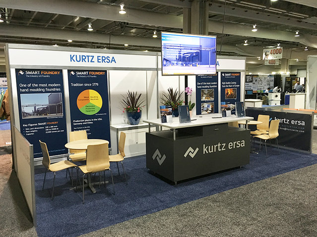 Messestand der Kurtz Eisenguss auf der AISTech in Pittsburg, USA