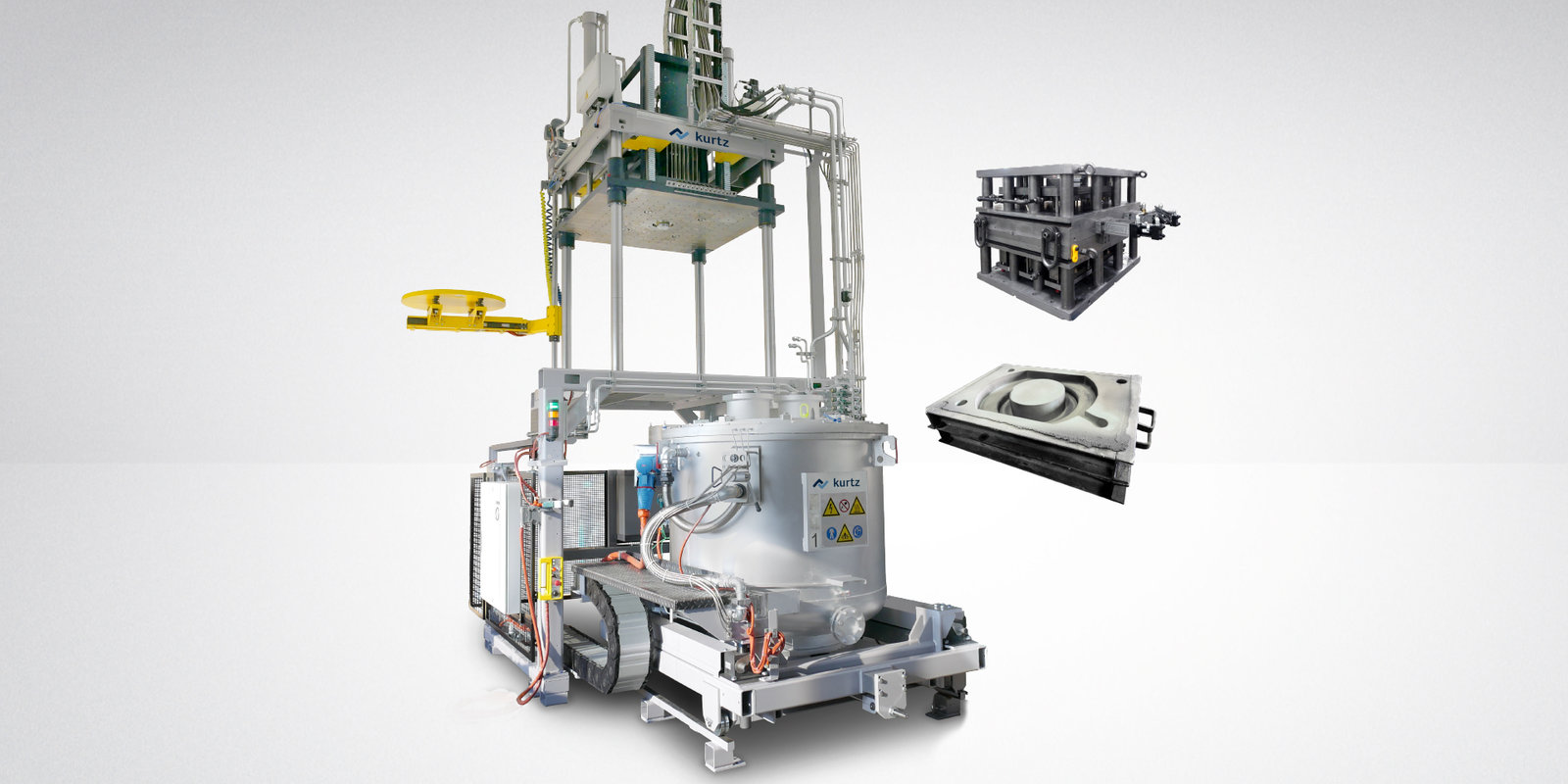 Kurtz Casting Solutions: 2-in-1-Niederdruckgießmaschine für Kokillen- und Sandguss