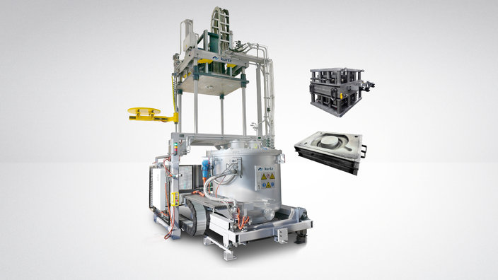 Kurtz Casting Solutions: 2-in-1-Niederdruckgießmaschine für Kokillen- und Sandguss