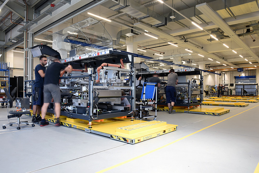 Neue Ersa Taktfertigung: von der reinen Basismaschine bis zur vollausgestatteten Mehrmodulmaschine