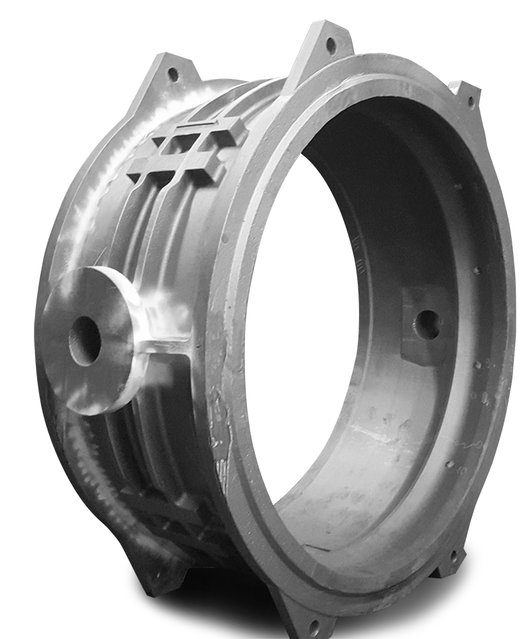 Rohguss-Gehäuse DN 2400
