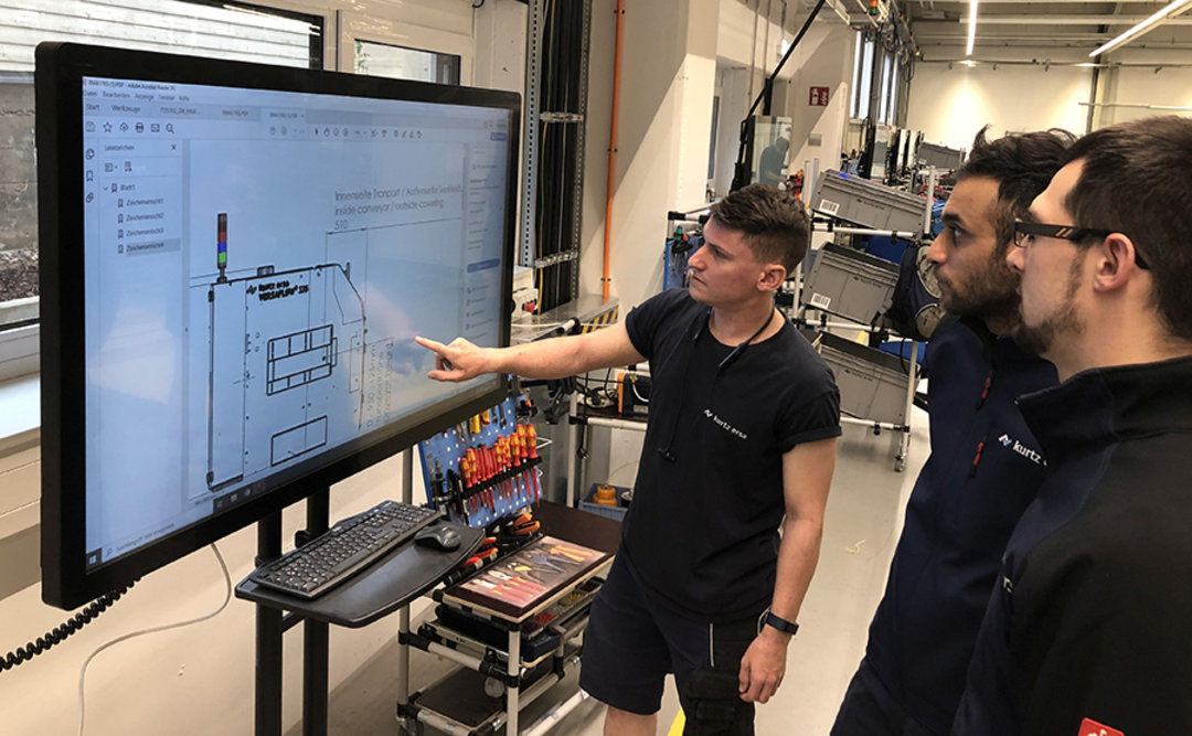 Das Worker Information System (WIS) stellt alle benötigten Unterlagen zu einem aktuellen Auftrag bereit