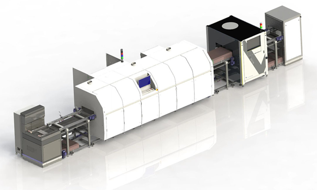 Werker-Lift, Transportsystem vor- und nachgeschaltet, Senkstation, Transportsystem integriert Werker-Lift, Transportsystem vor- und nachgeschaltet, Senkstation, Transportsystem integriert
