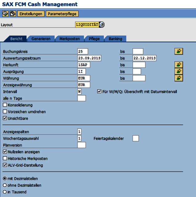 Auch die Liquiditätsplanung wird bei Kurtz Ersa über das SAP ERP-System abgebildet