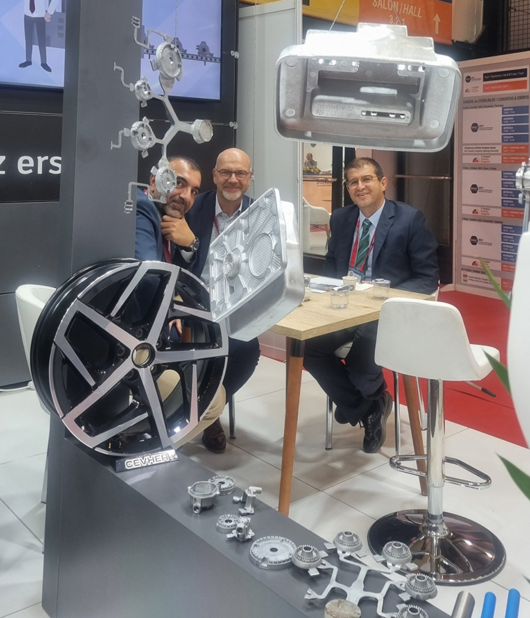 Kurtz + Korkmaz: gut besuchter Gemeinschaftsstand auf der ANKIROS 2022; bereits realisierte Referenzprojekte im türkischen Markt lockten neue Interessenten an