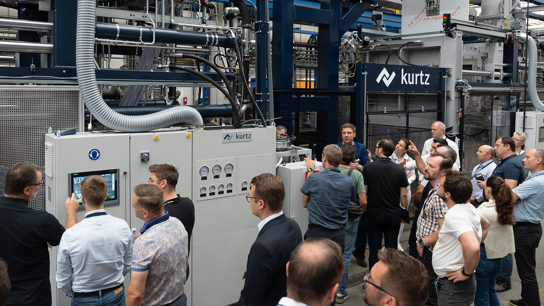 Großes Interesse an den Kurtz Neuheiten im Live-Betrieb