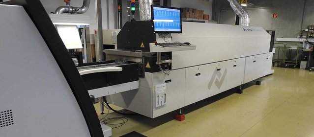 Erneute Entscheidung 2019 für Systemlieferant Ersa: Druck- und Reflowprozess laufen über Ersa Systeme – im Schablonendruck aktiv: VERSAPRINT 2 Pro2, Reflowlöten erfolgt mit HOTFLOW 4/14