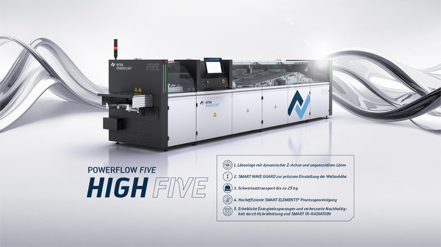 Ersa POWERFLOW FIVE – NEXT GENERATION WELLENLÖTEN!