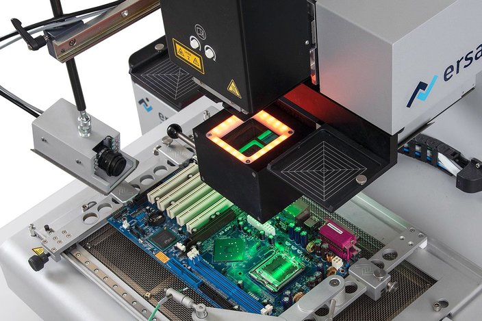 Beste BTC-Prototypen-Produktion: Ersa Hybrid Rework-Systeme HR 500 und HR 550