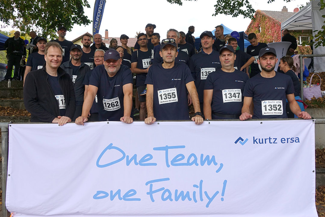 ONE TEAM: Kurtz Ersa beim Wertheimer Lauf 2022