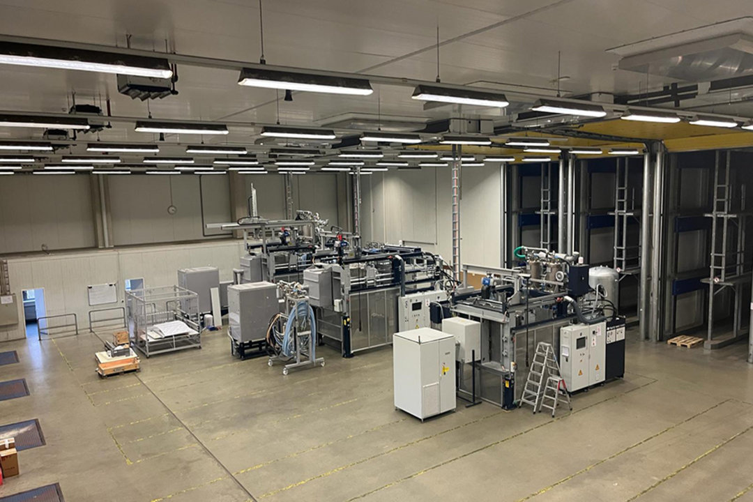 Plantera Produktionshalle