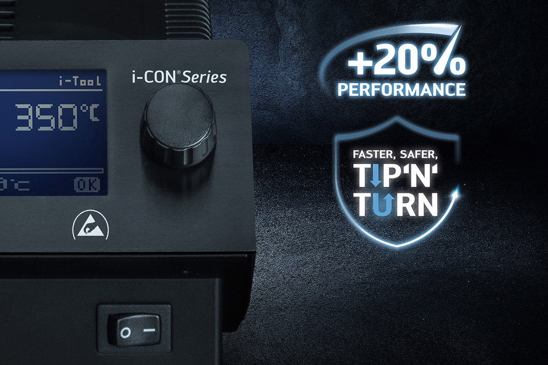 Die neuen Ersa i-CON MK2-Lötstationen für 20% mehr Performance im industriellen Handlöten