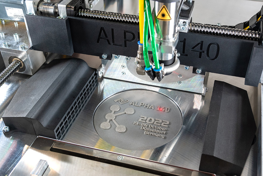 Alpha 140: metallisch-additives Fertiungsverfahren auf der K 2022 (Düsseldorf)