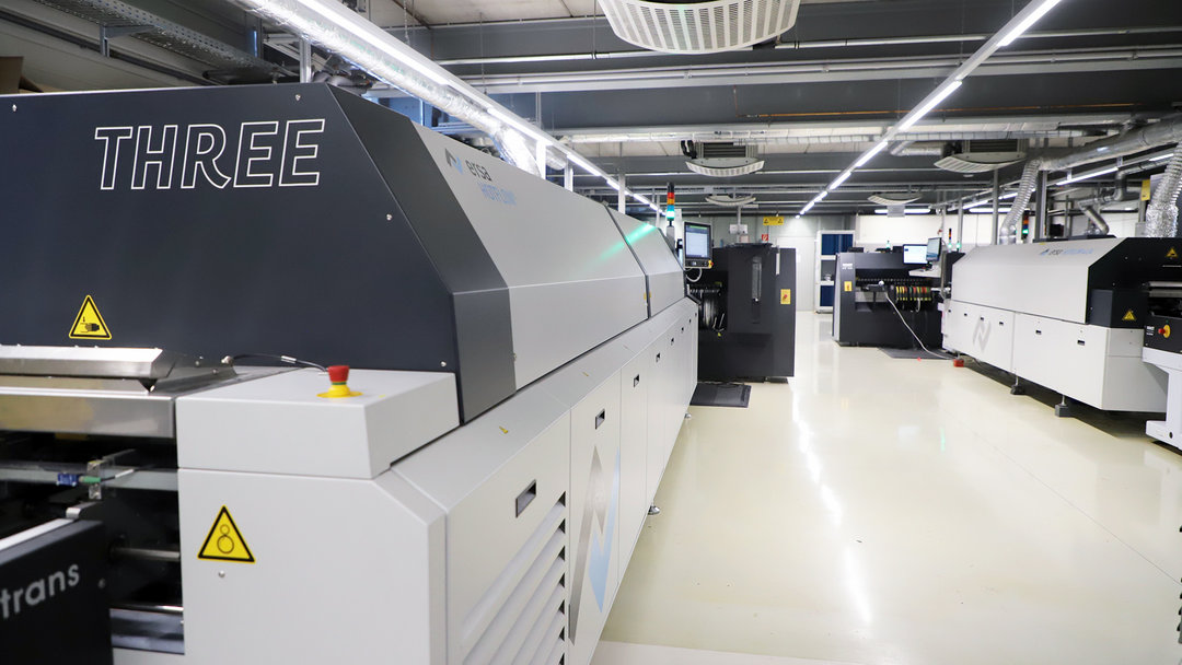HOTFLOW THREE in der TELE-Elektronikfertigung HOTFLOW THREE in der TELE-Elektronikfertigung