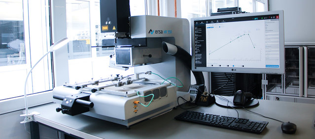 Eingesetzt im InnoSenT Prototypenbau: das Ersa HR 550