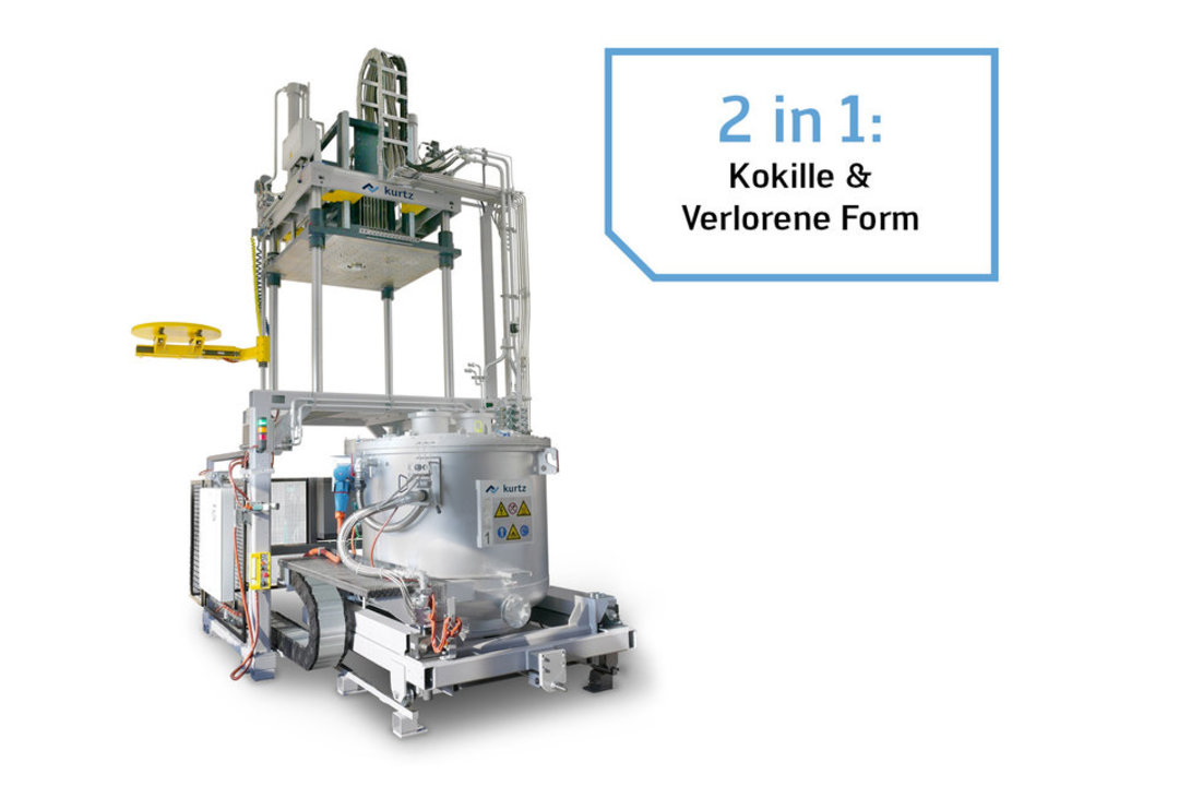 Volle Flexibilität für die Gussteilproduktion: Kurtz AL13-13SC - geeignet für Kokille- und Sandkernpaket