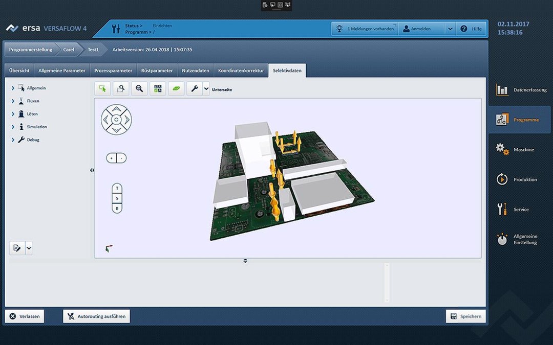 ODB++-Daten erlauben eine fotorealistische Darstellung im 3D-Format ODB++-Daten erlauben eine fotorealistische Darstellung im 3D-Format