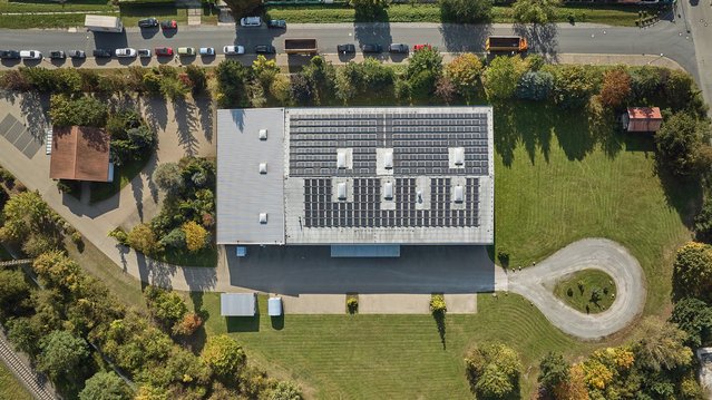 MTL-Standort im thüringischen Mühlhausen aus der Vogelperspektive