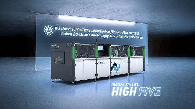 Ersa VERSAFLOW FIVE - Selektivlöten neu definiert!