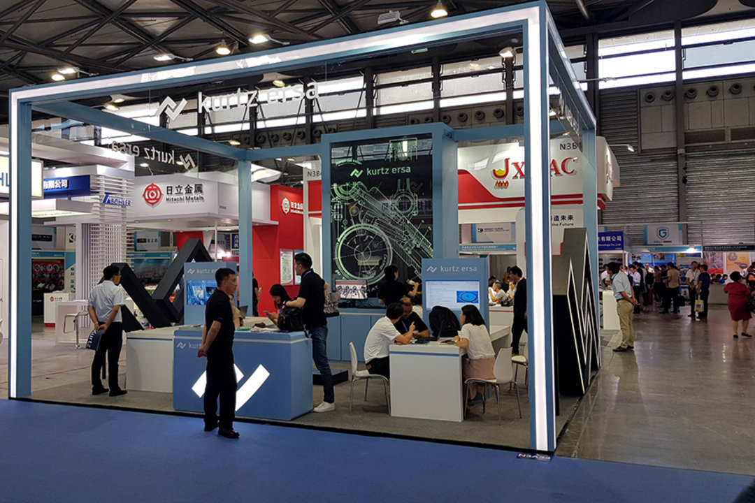 Messestand der Kurtz Foundry Machines auf der CHINA DIECASTING 2018