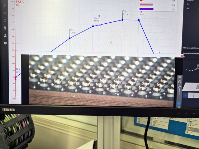 Umschmelzen nach BGA-Reballing Umschmelzen nach BGA-Reballing