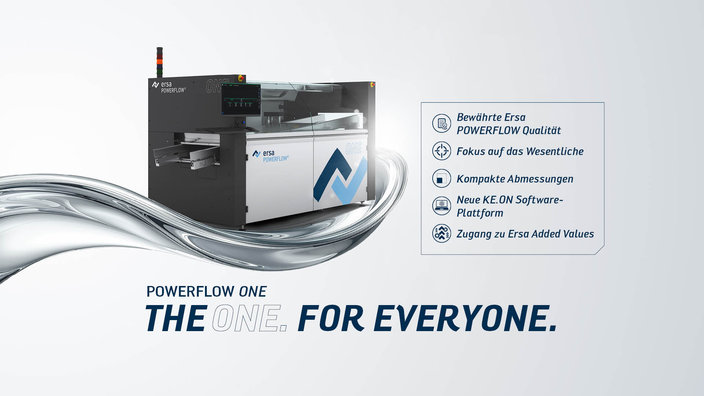Ersa POWERFLOW ONE - THE ONE. FOR EVERYONE. Ersa POWERFLOW ONE - THE ONE. FOR EVERYONE.