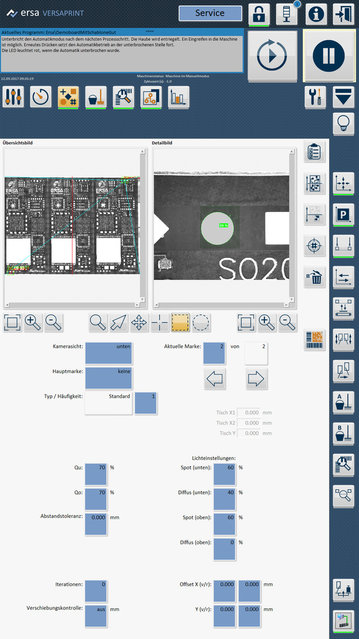 Intelligente Softwareoberfläche: Anwender kommunizieren via Touchscreen mit der Maschine