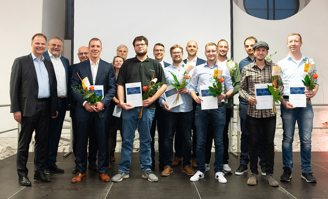 Betriebsjubilare: 15 Jahre im Unternehmen