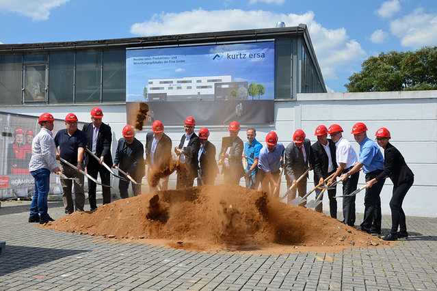 Spatenstich bei Ersa in Wertheim am 19. Juli 2018