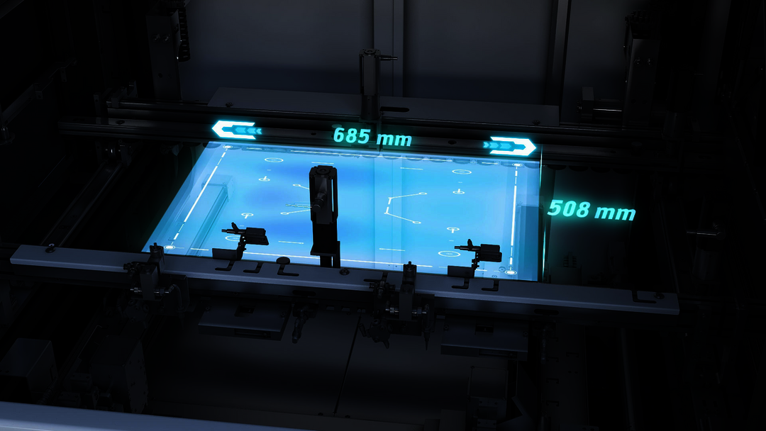 XL-Baugruppen von max. 685 x 508 mm prozesssicher verarbeiten XL-Baugruppen von max. 685 x 508 mm prozesssicher verarbeiten