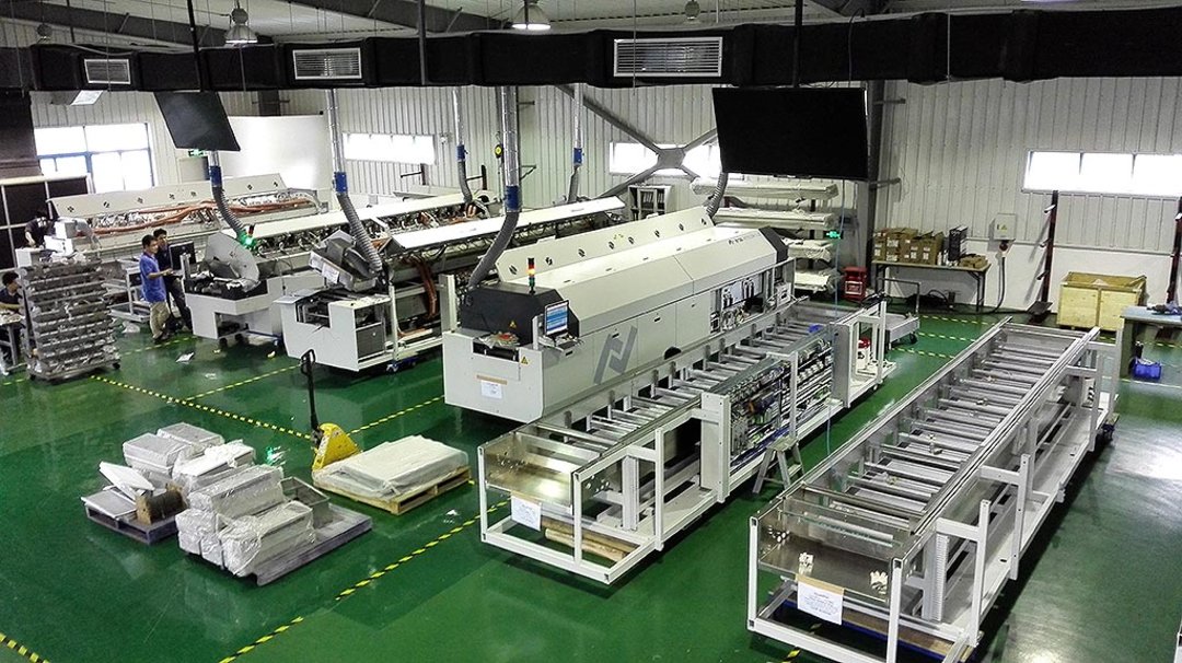 Sommer 2013: Die Fertigung der HOTFLOW 3 Serie im Kurtz Ersa-Werk in Zhuhai