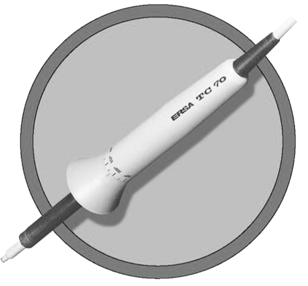 Ersa TC 70 – erster temperaturgeregelter Handlötkolben (1971) Ersa TC 70 – erster temperaturgeregelter Handlötkolben (1971)