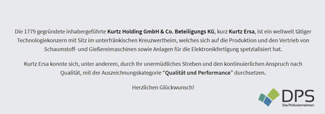Aus der Beurteilung der DPS GmbH (Quelle: bitte Bild klicken)