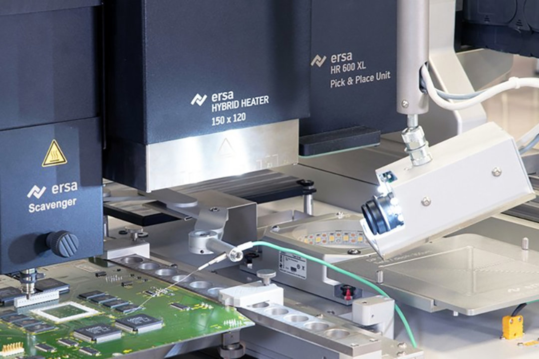 Ersa Rework-System HR 600 XL: automatische Reparatur komplexer Baugruppen bis 625 x 625 mm mit Auto SCAVENGER Modul SC 600