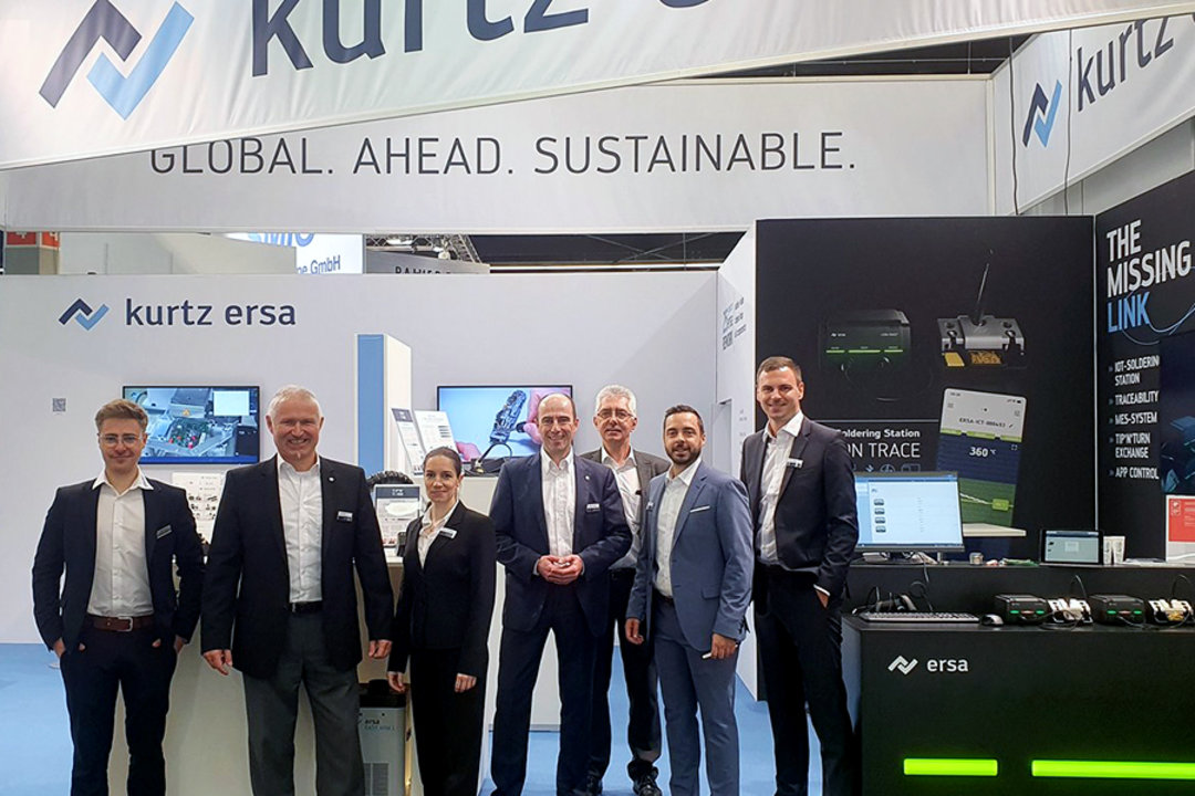 Das Ersa Messe-Team auf der SMTconnect 2023 in Nürnberg