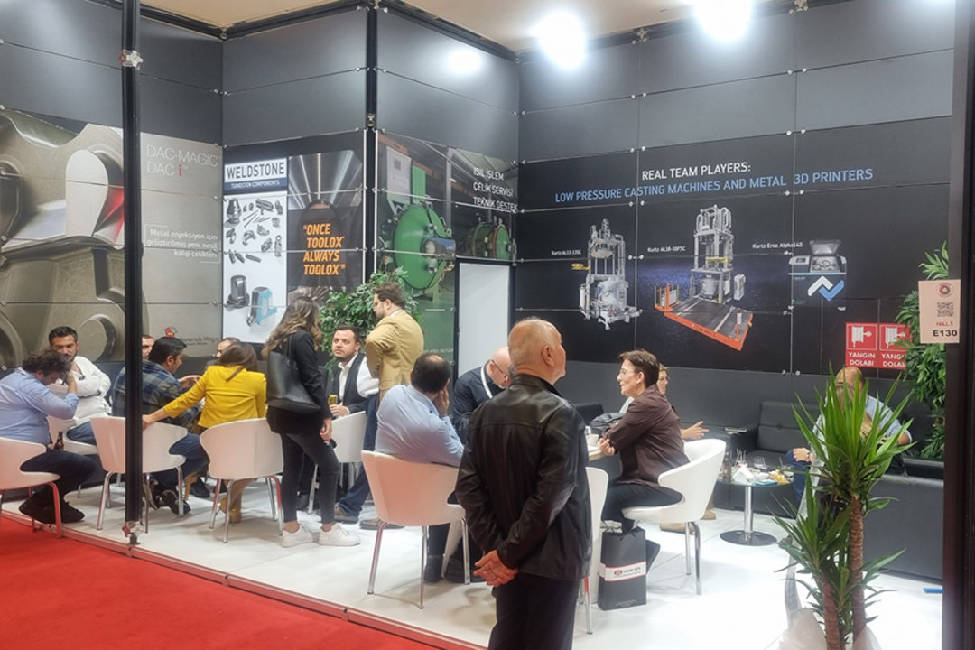 Kurtz + Korkmaz: gut besuchter Gemeinschaftsstand auf der ANKIROS 2022; bereits realisierte Referenzprojekte im türkischen Markt lockten neue Interessenten an