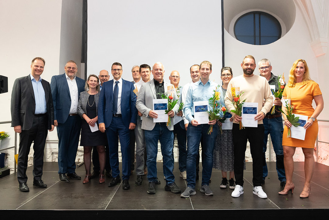 Betriebsjubilare: 20 Jahre im Unternehmen 
