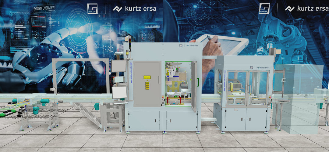 Sicht durch VR-Brille auf Station 3 (Laser-Schweißen)