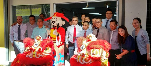 Die festliche Eröffnung des Ersa Democenters auf der Insel Penang, Malaysia, im Januar 2016. Ein weiterer, erfolgreicher Schritt von Ersa, seinen Kunden und Interessenten in der Region Südostasien beste Test- und Evaluierungsmöglichkeiten zu bieten