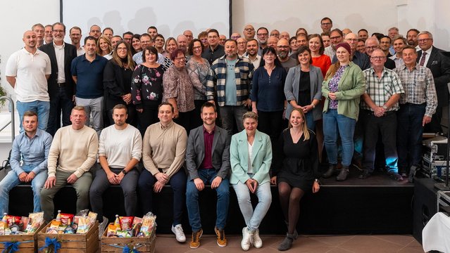 Rund 2.025 Jahre Betriebszugehörigkeit versammelt bei der 5. Jubilarehrung des Kurtz Ersa-Konzerns im Kloster Bronnbach