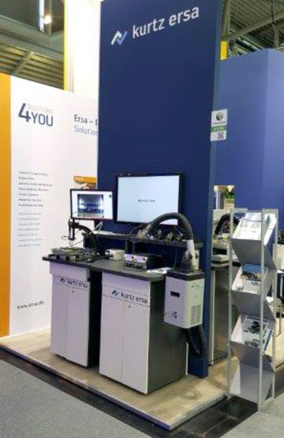 Blick auf den Ersa Messestand auf der Electronica 2016 Blick auf den Ersa Messestand auf der Electronica 2016