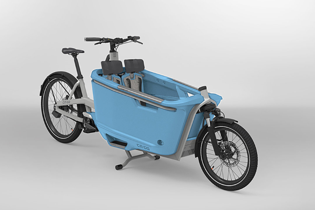 Dank verstellbarer Kopfstützen und Sicherheitsgurte sitzen Kinder von 9 Monaten bis 7 Jahren bequem und sicher im Ca Go Bike