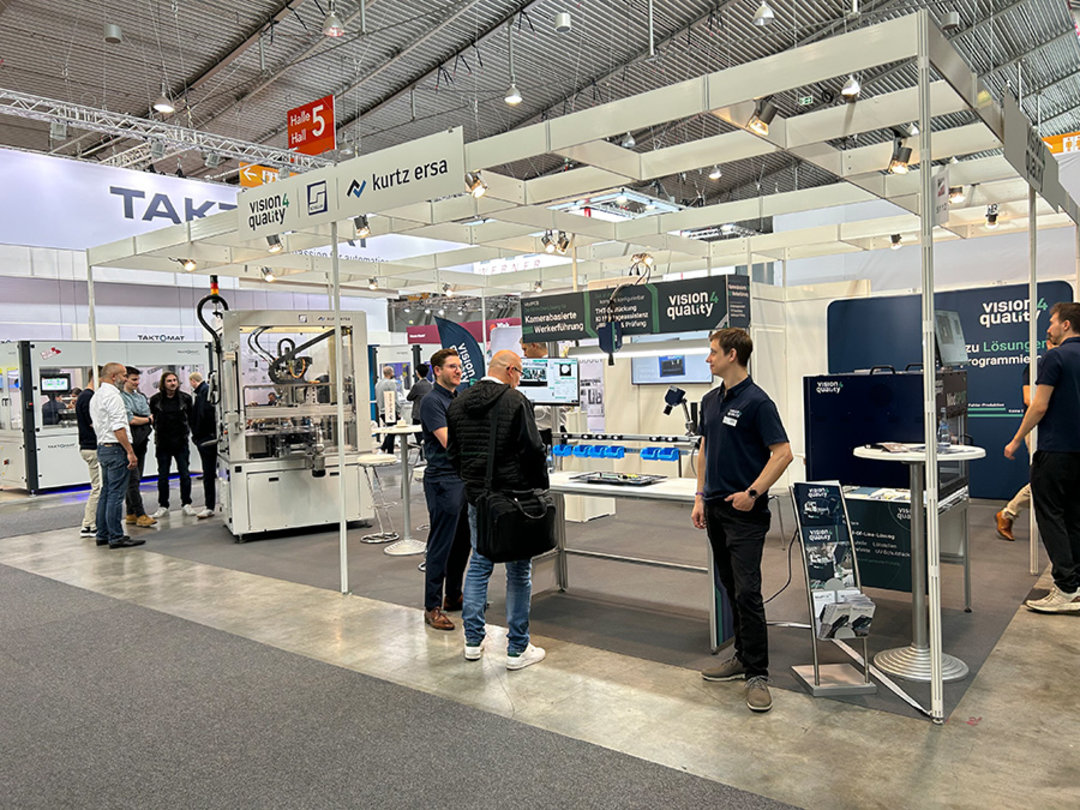 Der Gemeinschaftsstand wurde bereichert durch die Exponate ModPCB & ModSPOT (Vision4Quality) Der Gemeinschaftsstand wurde bereichert durch die Exponate ModPCB & ModSPOT (Vision4Quality)