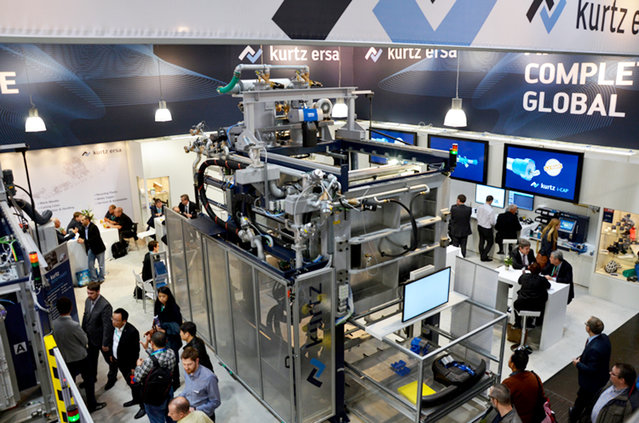 Der Kurtz Messestand war die gesamte Messezeit über sehr gut besucht - und die Besucher durchweg begeistert von den innovativen Industrie 4.0-Lösungen