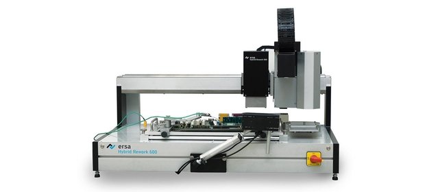 Ersa HR 600/2 Hybrid-Reworksystem - automatisches Entlöten, Platzieren und Einlöten von SMT-Bauteilen
